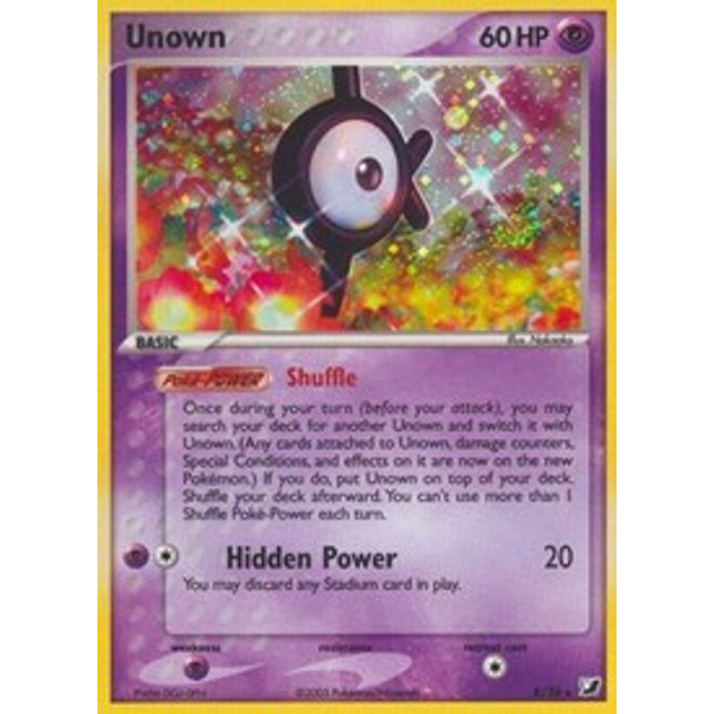 Unown (K) (K/28) [EX: Unseen Forces]