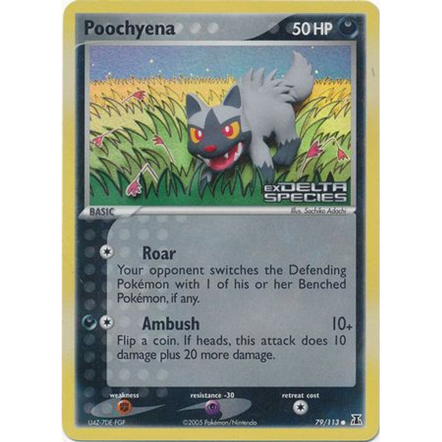 Poochyena (79/113) (Stamped) [EX: Delta Species]
