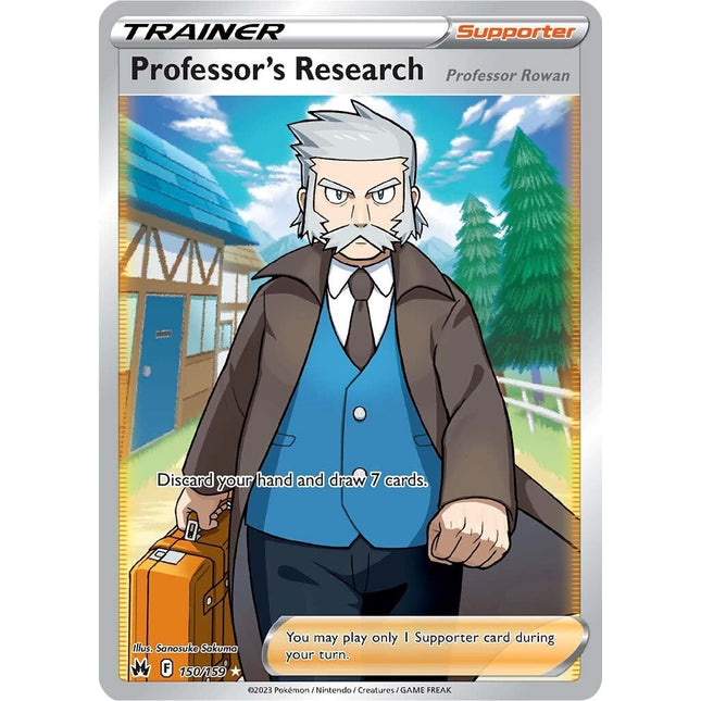 Professor's Research (150/159) (Full Art) [Sword & Shield: Crown Zenith]