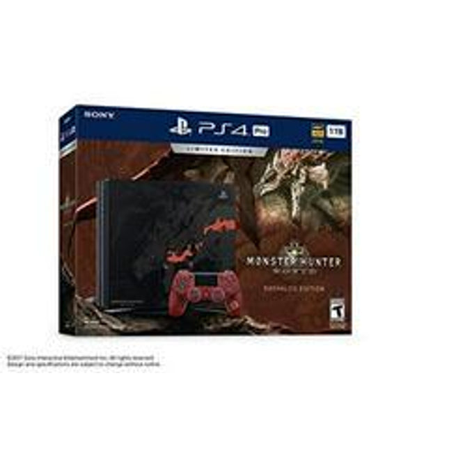 Playstation 4 Pro 1TB Monster Hunter World Console - Playstation 4