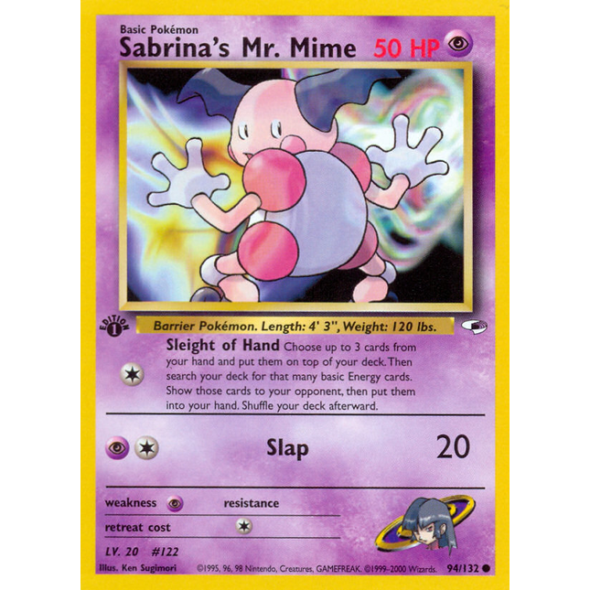 Sabrina's Mr. Mime (94/132) [Gym Heroes 1st Edition]