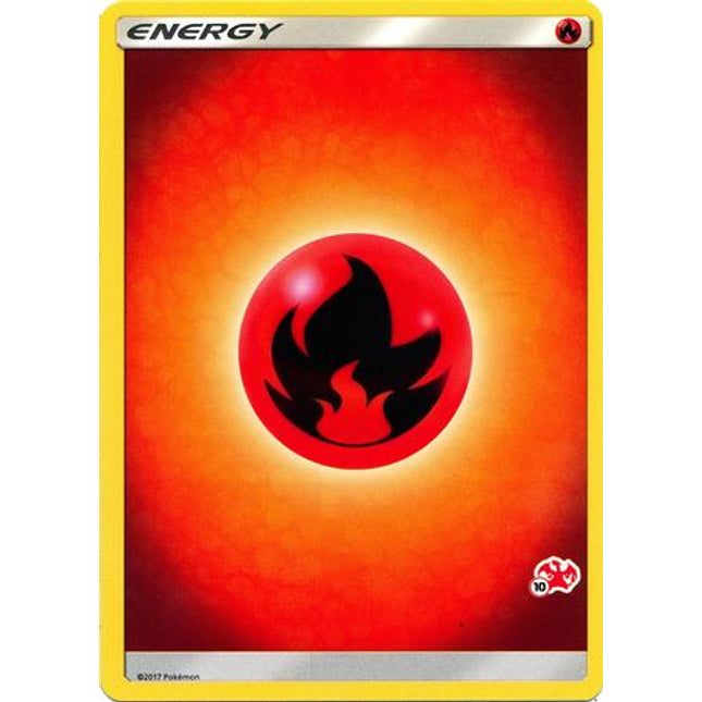 Fire Energy (Charizard Stamp #10) [Battle Academy 2020]