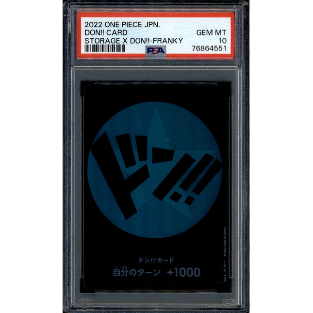 Franky Don Card - Promo Storage - PSA 10 - Japanese Holo - Box - One Piece - 64551