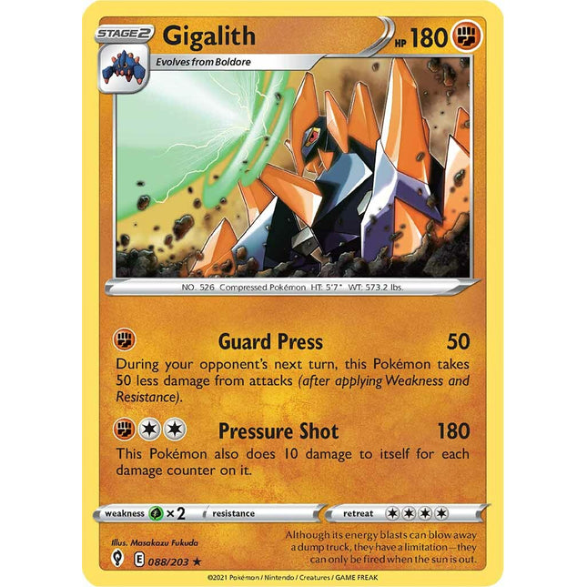 Gigalith (088/203) [Sword & Shield: Evolving Skies]