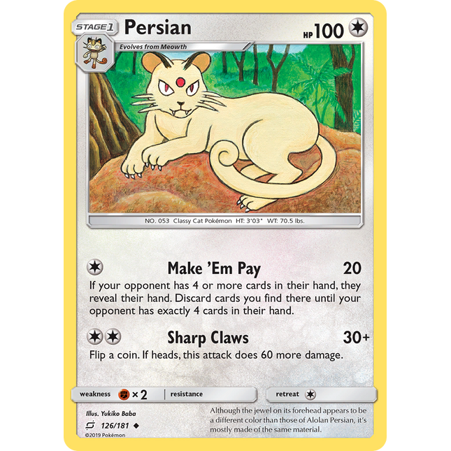 Persian (126/181) [Sun & Moon: Team Up]