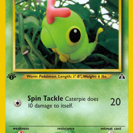 Caterpie (53/75) [Neo Discovery 1st Edition]