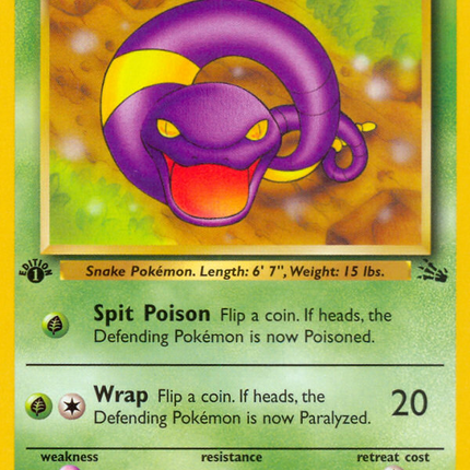 Ekans (46/62) [Fossil 1st Edition]
