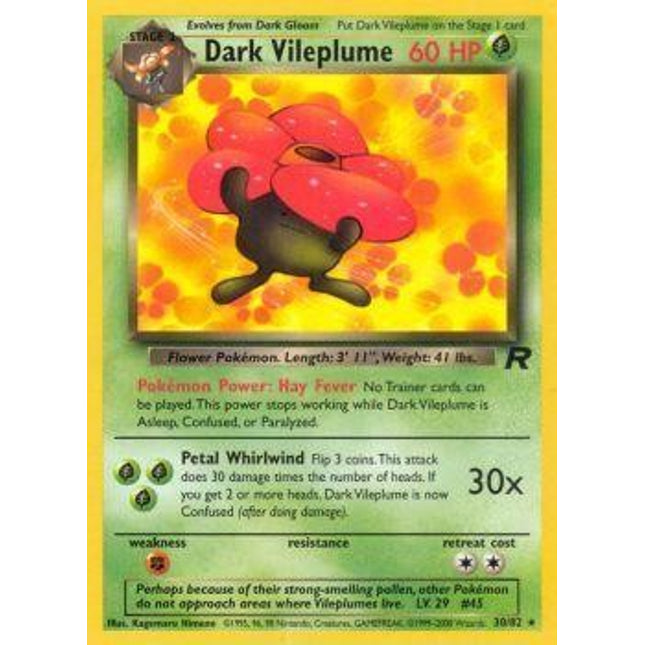Dark Vileplume (30/82) [Team Rocket]