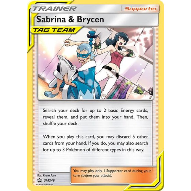 Sabrina & Brycen (SM246) [Sun & Moon: Black Star Promos]