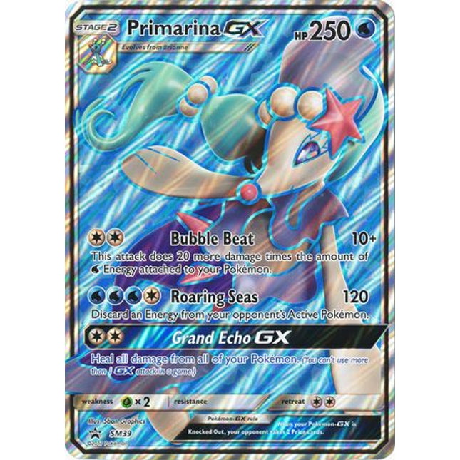 Primarina GX (SM39) (Jumbo Card) [Sun & Moon: Black Star Promos]