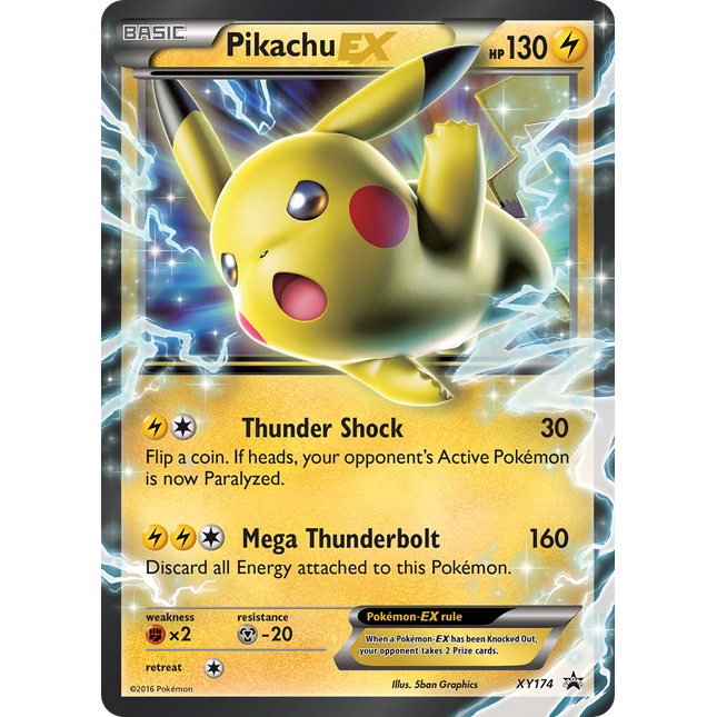 Pikachu EX (XY174) [XY: Black Star Promos]