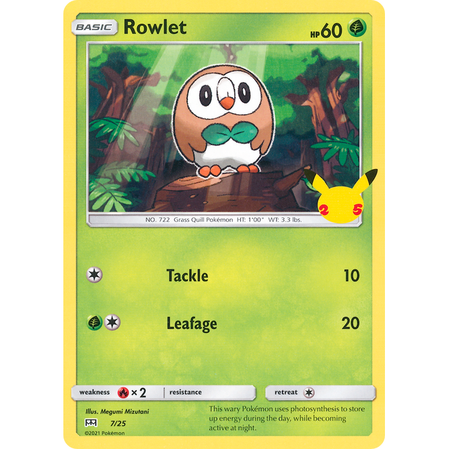 Rowlet (7/25) [McDonald's 25th Anniversary]