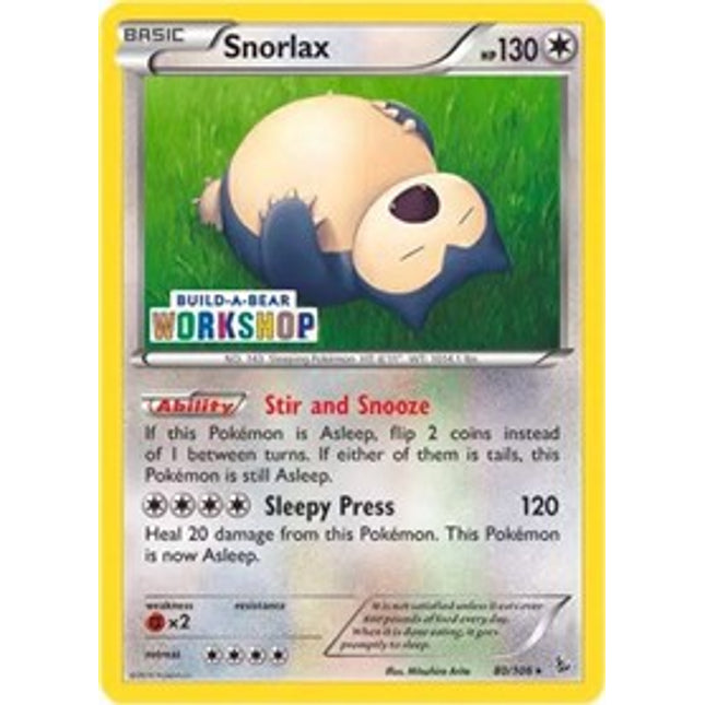 Snorlax (Build-a-Bear Workshop Exclusive) [XY: Flashfire]