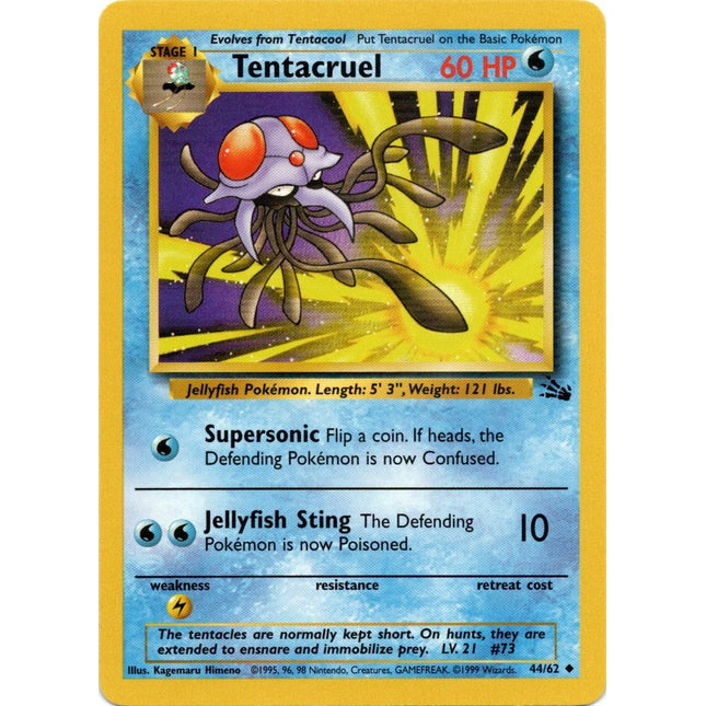 Tentacruel (44/62) [Fossil Unlimited]