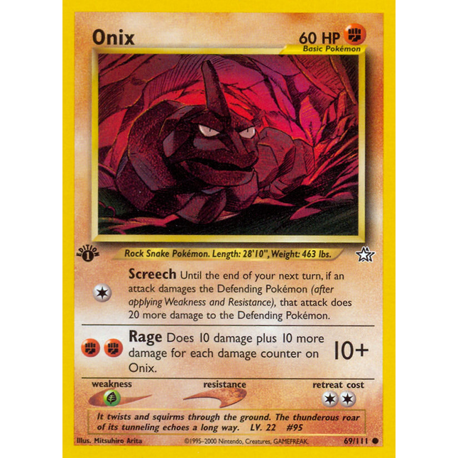 Onix (69/111) [Neo Genesis 1st Edition]