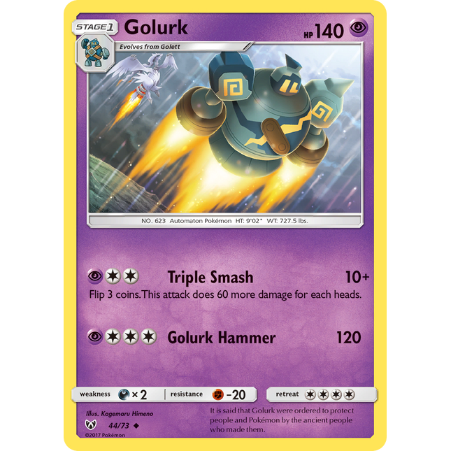 Golurk (44/73) [Sun & Moon: Shining Legends]