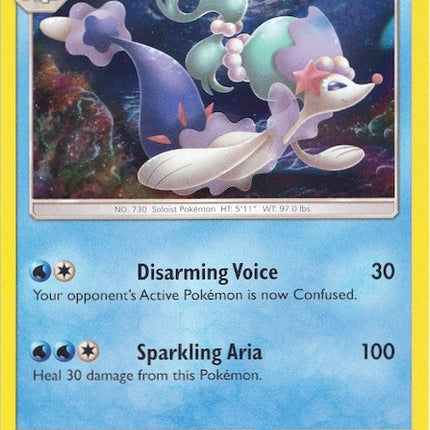 Primarina (41/149) (Water Web Holo) [Sun & Moon: Base Set]