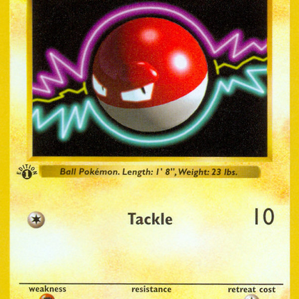 Voltorb (67/102) (Shadowless) [Base Set 1st Edition]