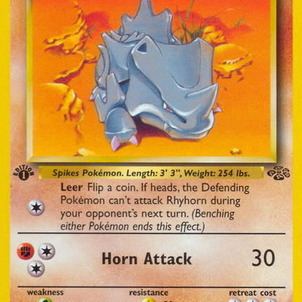 Rhyhorn (61/64) [Jungle 1st Edition]