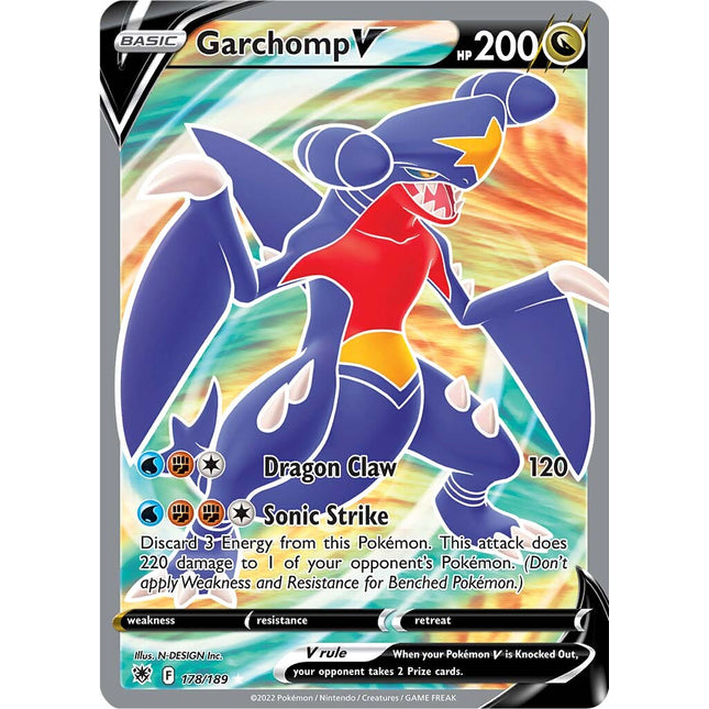 Garchomp V (178/189) [Sword & Shield: Astral Radiance]