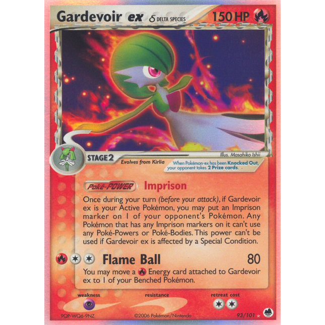 Gardevoir ex (93/101) (Delta Species) [EX: Dragon Frontiers]