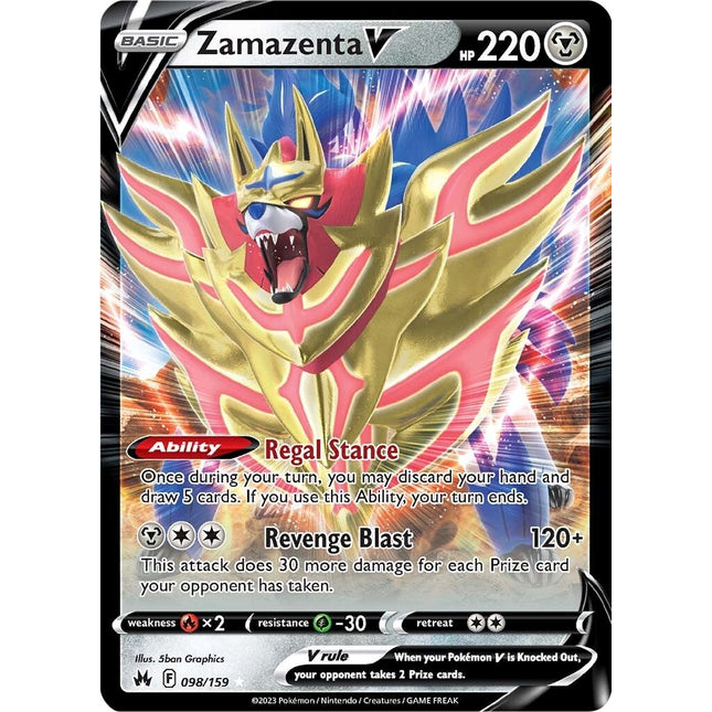 Zamazenta V (098/159) [Sword & Shield: Crown Zenith]