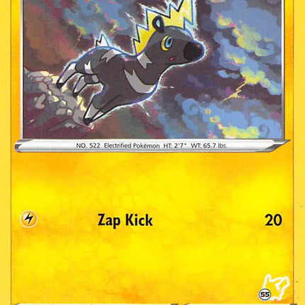 Blitzle (053/185) (Pikachu Stamp #55) [Battle Academy 2022]