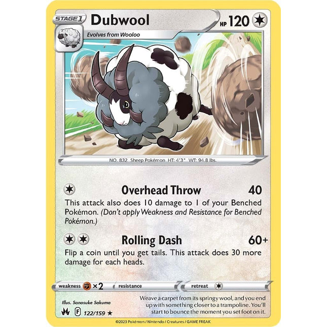 Dubwool (122/159) [Sword & Shield: Crown Zenith]