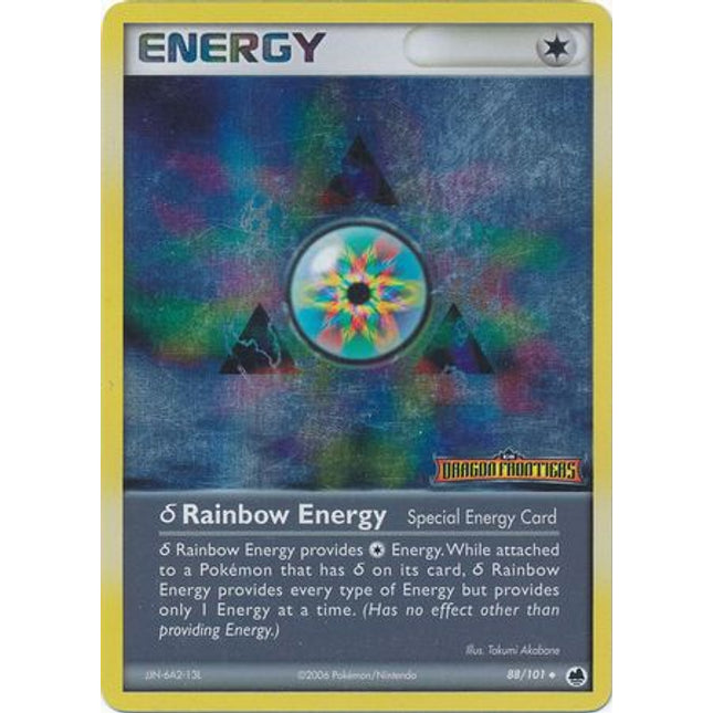 Rainbow Energy (88/101)(Delta Species) (Stamped) [EX: Dragon Frontiers]