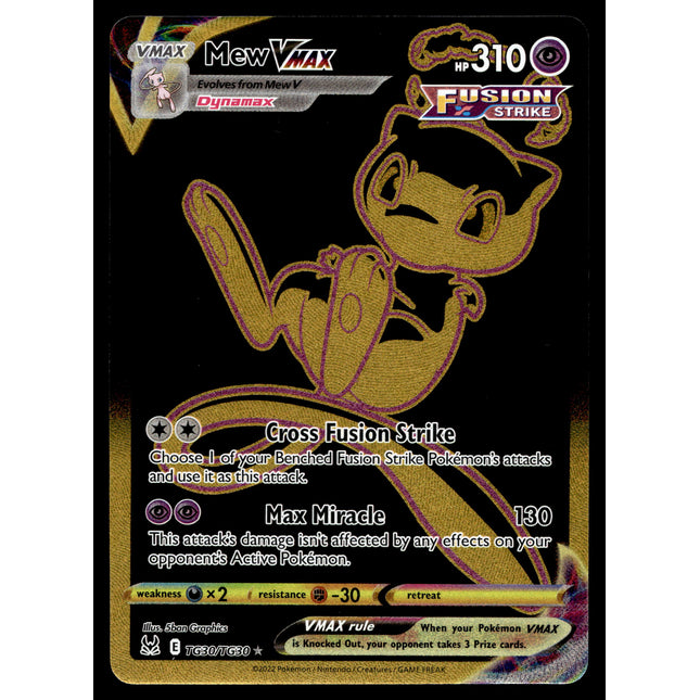 Mew Vmax - TG30/TG30 - NM - Secret Rare - Lost Origin - Pokemon - A7-6