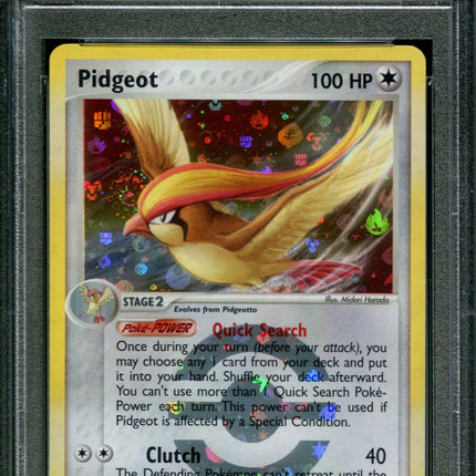 Pidgeot - 10/112 - PSA 6 - Reverse Holo - FRLG - Pokemon - 80760