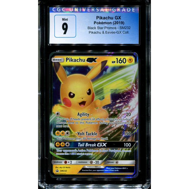 Pikachu GX - SM232 - CGC 9 - Black Star Promos - Ultra Rare - Pokemon - 94309