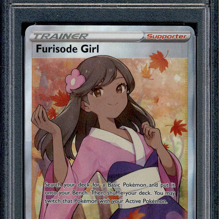 Furisode Girl - 190/195 - PSA 9 - Full Art - Silver Tempest - Pokemon - 73344