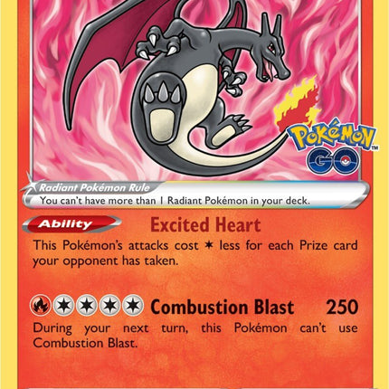 Radiant Charizard (011/078) [Pokémon GO]