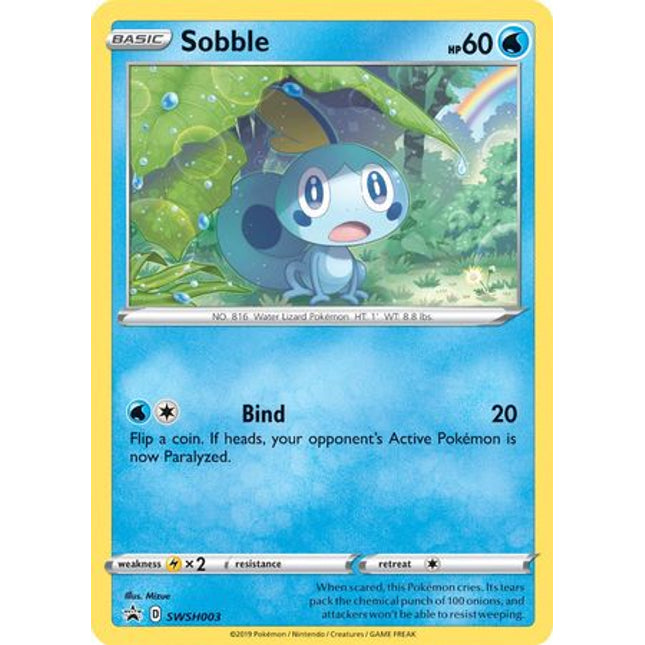 Sobble (SWSH003) [Sword & Shield: Black Star Promos]