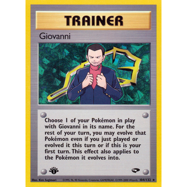 Giovanni (104/132) [Gym Challenge 1st Edition]
