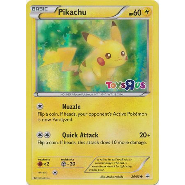 Pikachu (26/83) (Toys R Us Promo) [Miscellaneous Cards & Products]