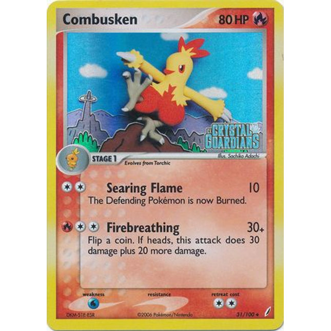 Combusken (31/100) (Stamped) [EX: Crystal Guardians]