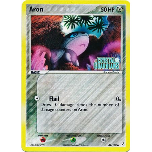 Aron (44/100) (Stamped) [EX: Crystal Guardians]