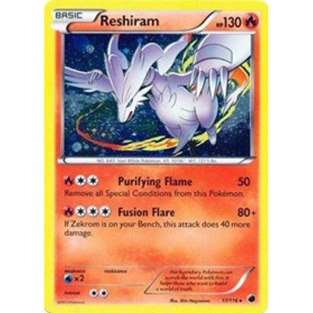 Reshiram - 17/116 (Cosmos Holo) [Miscellaneous Cards & Products]
