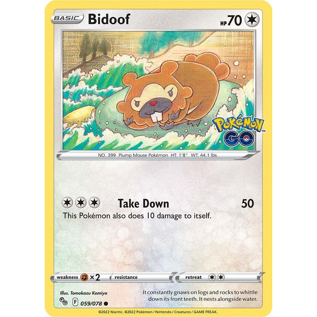 Bidoof (059/078) [Pokémon GO]