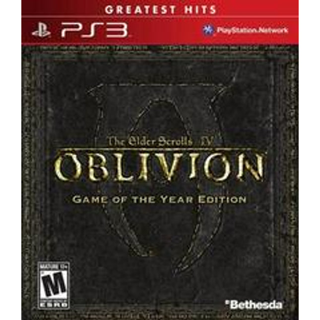 Elder Scrolls IV Oblivion Game of the Year [Greatest Hits] - Playstation 3