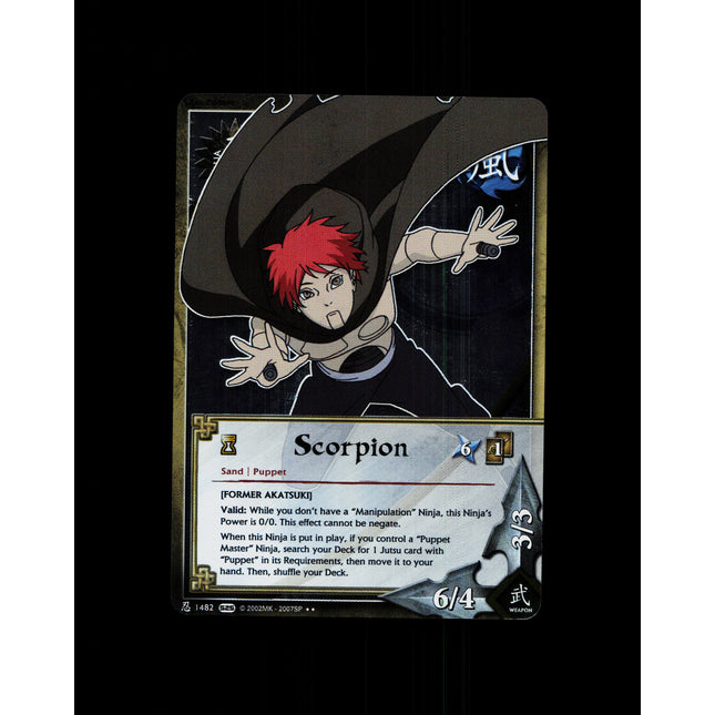 Scorpion - 1482 - NM - 1st Edition Foil - S25 - Naruto CCG - D4-68