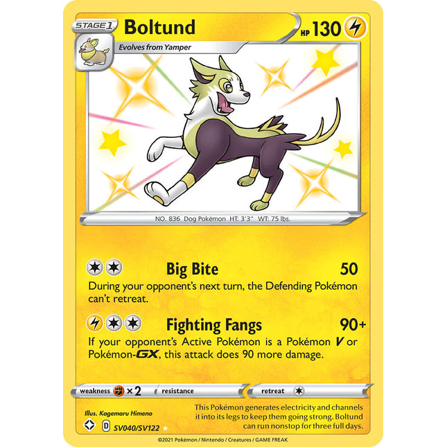 Boltund (SV040/SV122) [Sword & Shield: Shining Fates]