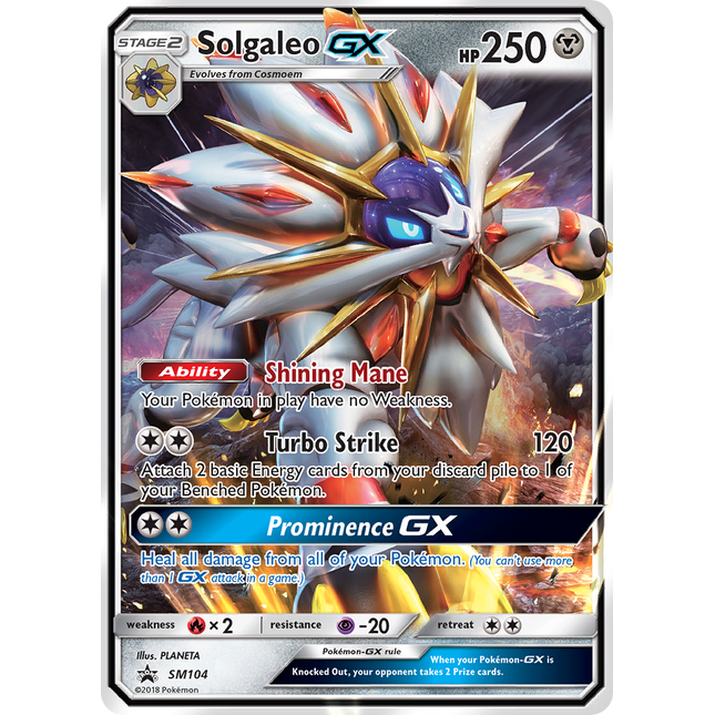 Solgaleo GX (SM104) [Sun & Moon: Black Star Promos]