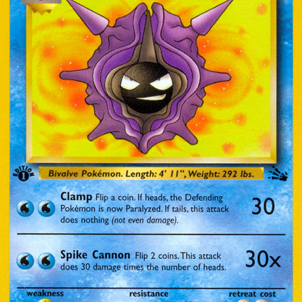 Cloyster (32/62) [Fossil 1st Edition]