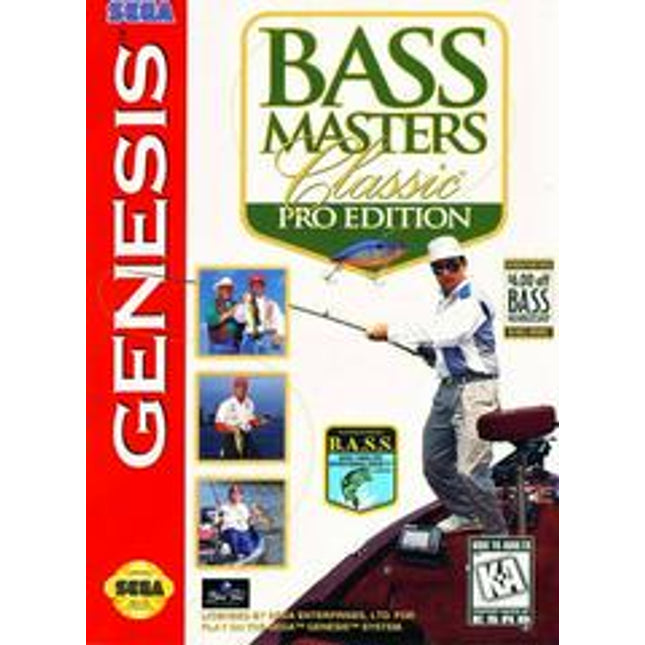 Bass Masters Classic Pro Edition - Sega Genesis