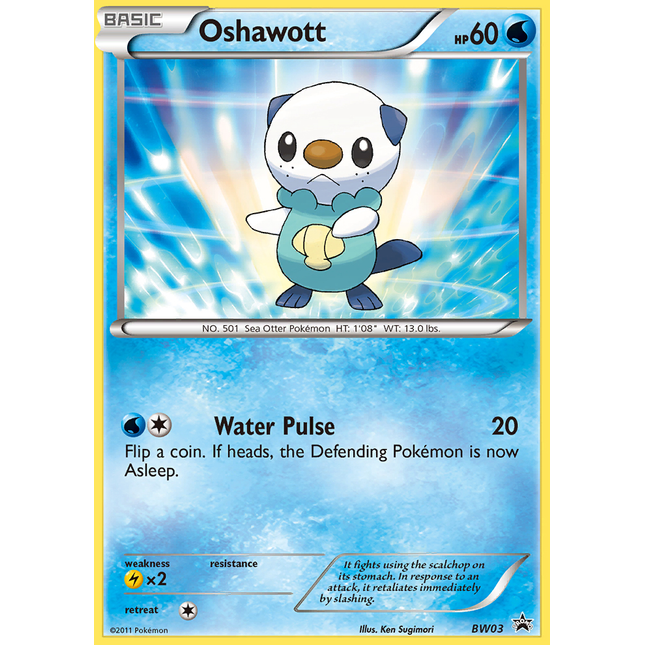 Oshawott (BW03) [Black & White: Black Star Promos]