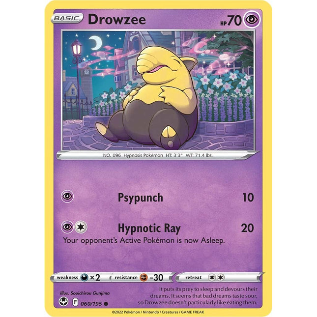 Drowzee (060/195) [Sword & Shield: Silver Tempest]