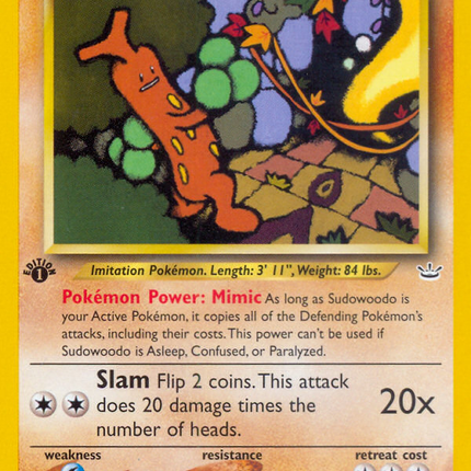 Sudowoodo (26/64) [Neo Revelation 1st Edition]
